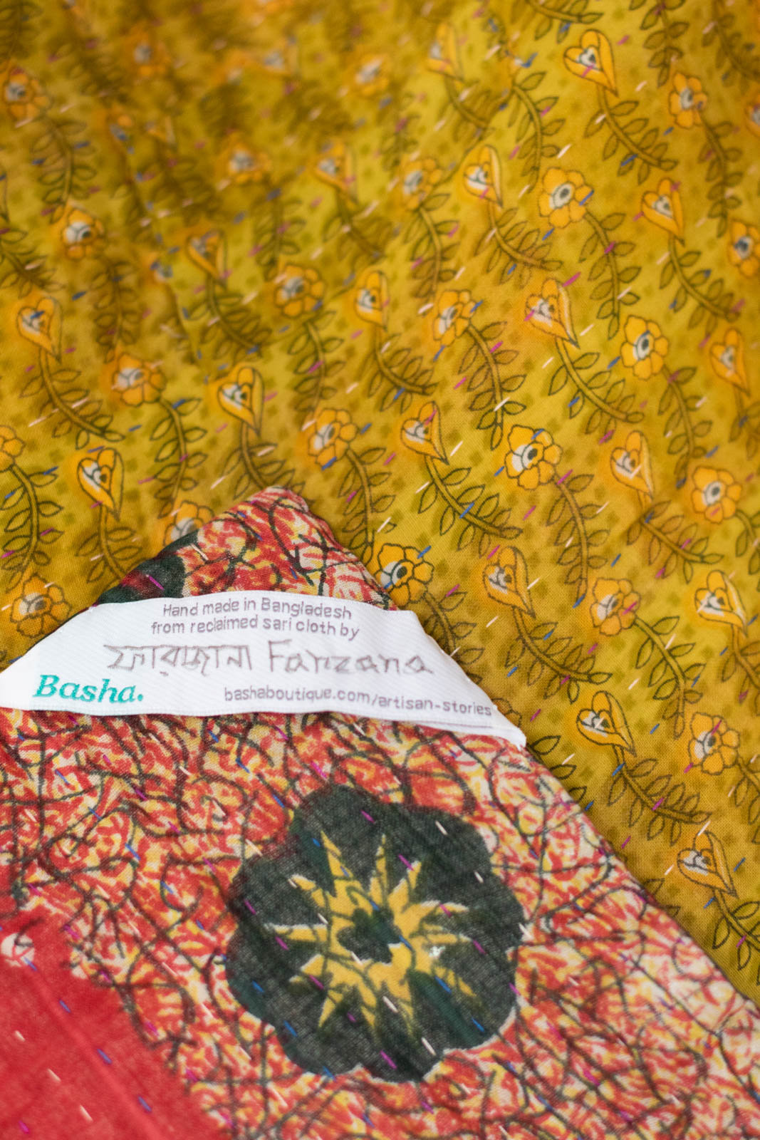 Treasure No. 6 Kantha Mini Blanket