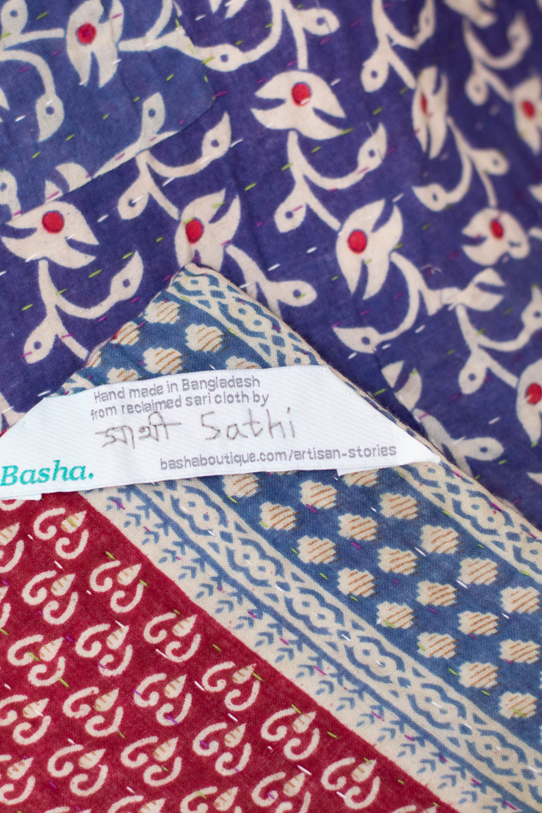 Precious No. 1 Kantha Mini Blanket