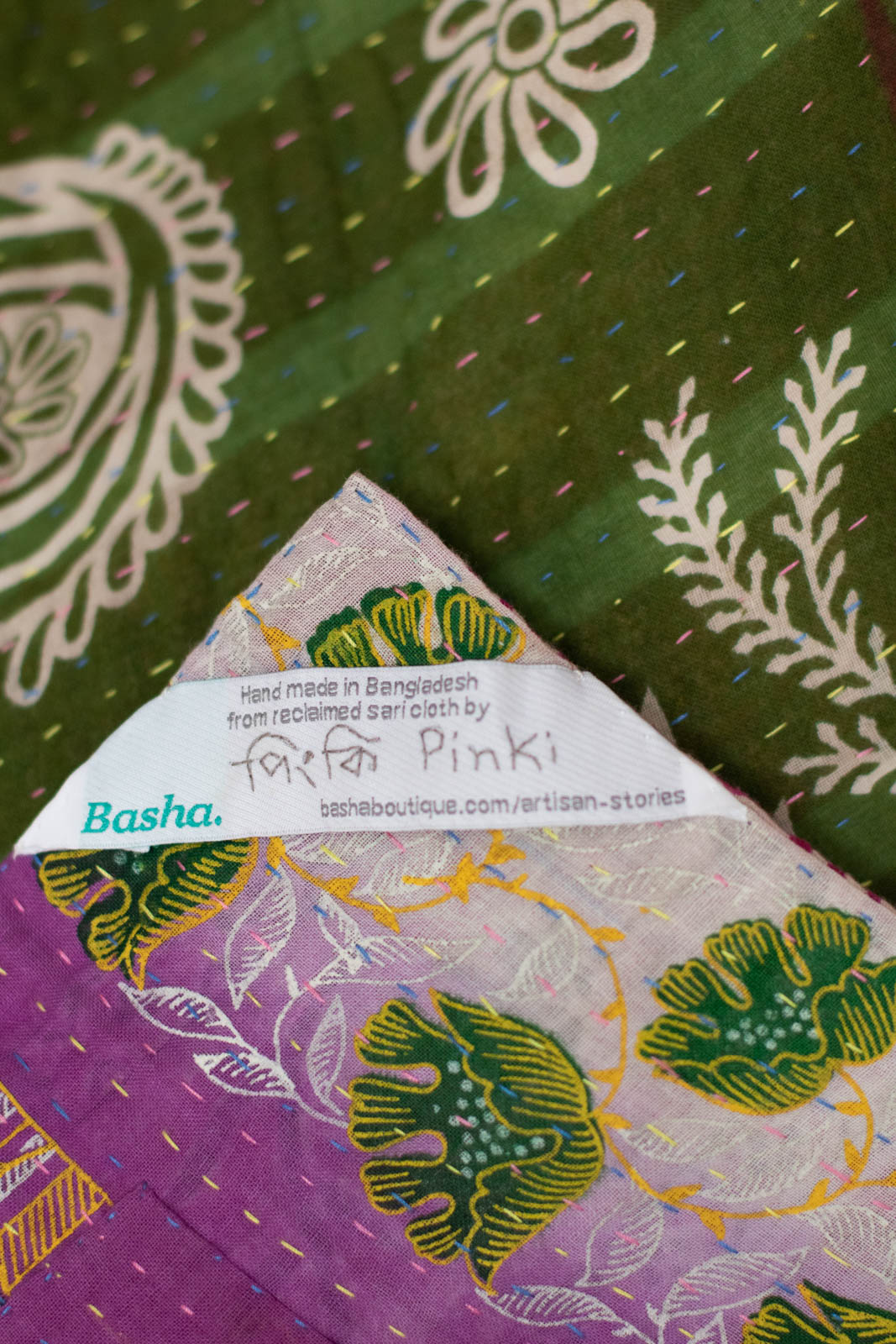 Treasure No. 8 Kantha Mini Blanket