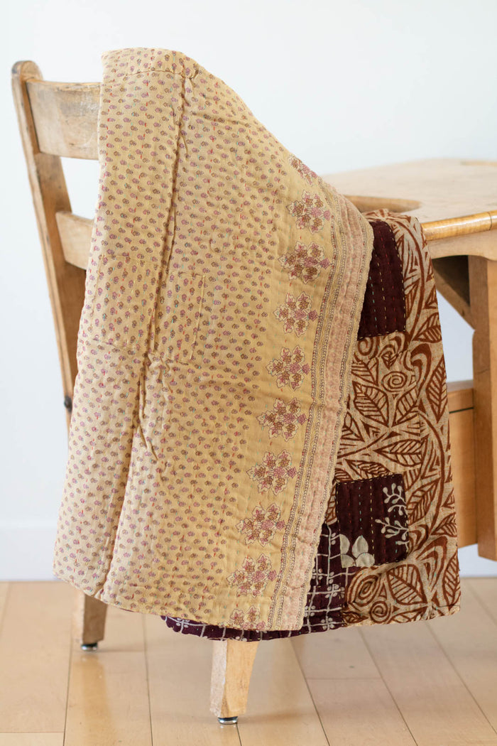 dignify Kantha Baby Blanket Quilt
