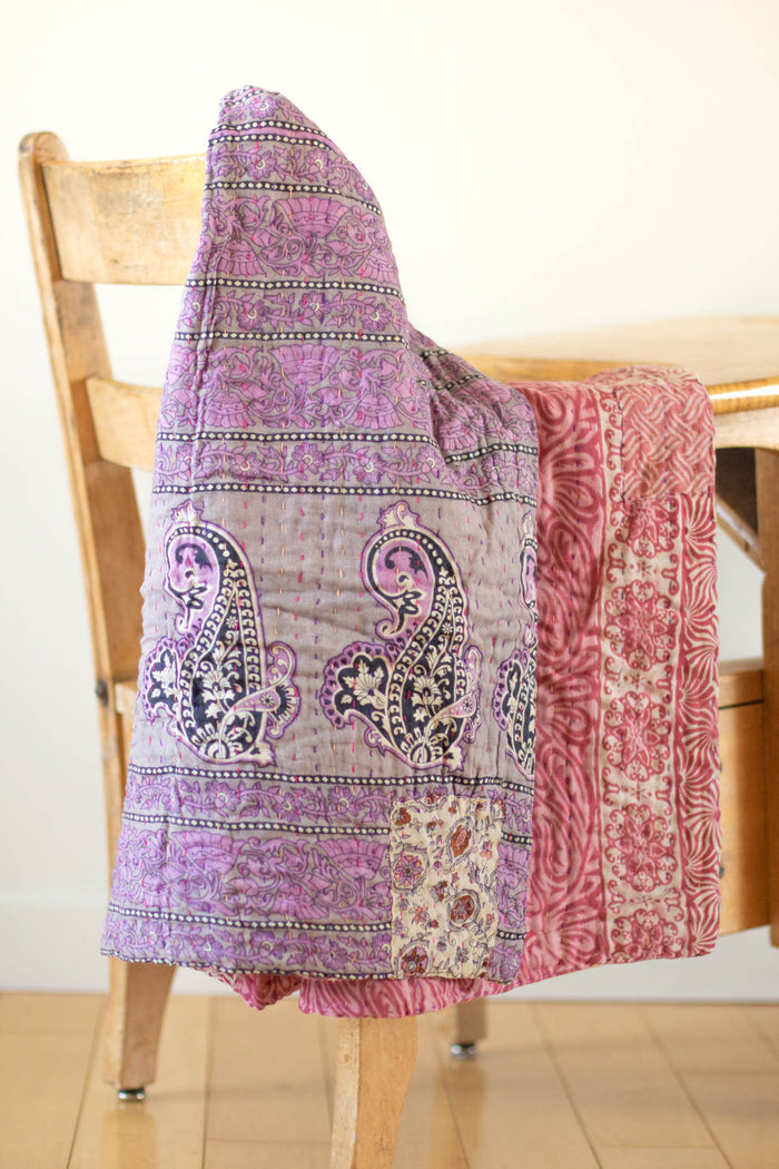 dignify Kantha Baby Blanket Quilt