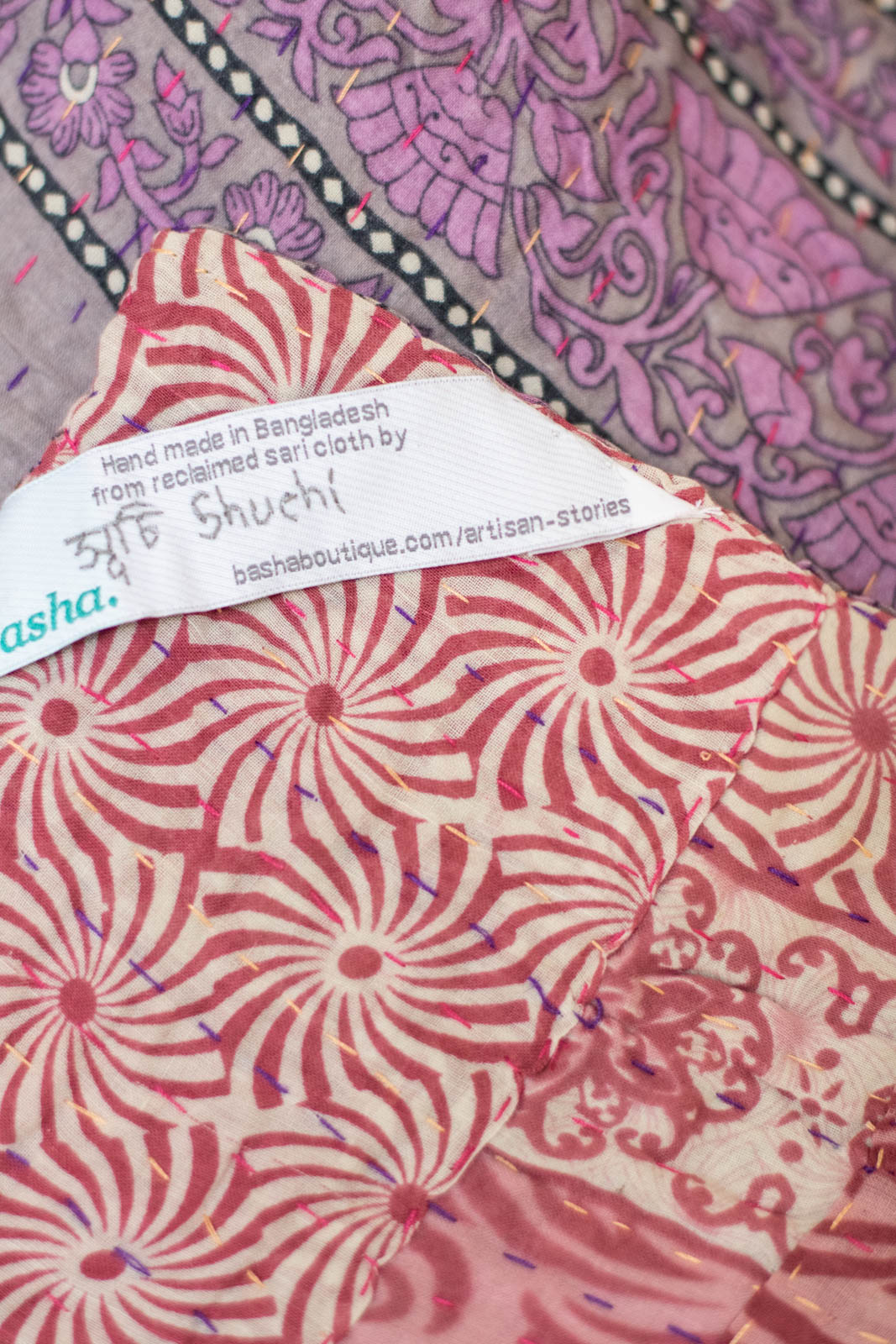 Dear No. 8 Kantha Mini Blanket