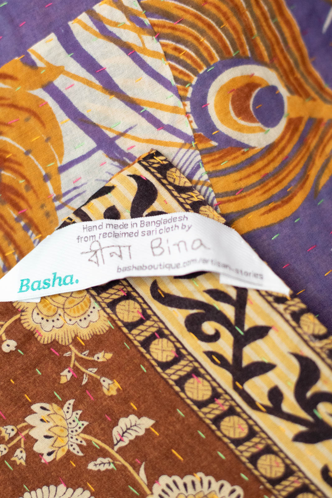 Beloved No. 2 Kantha Mini Blanket