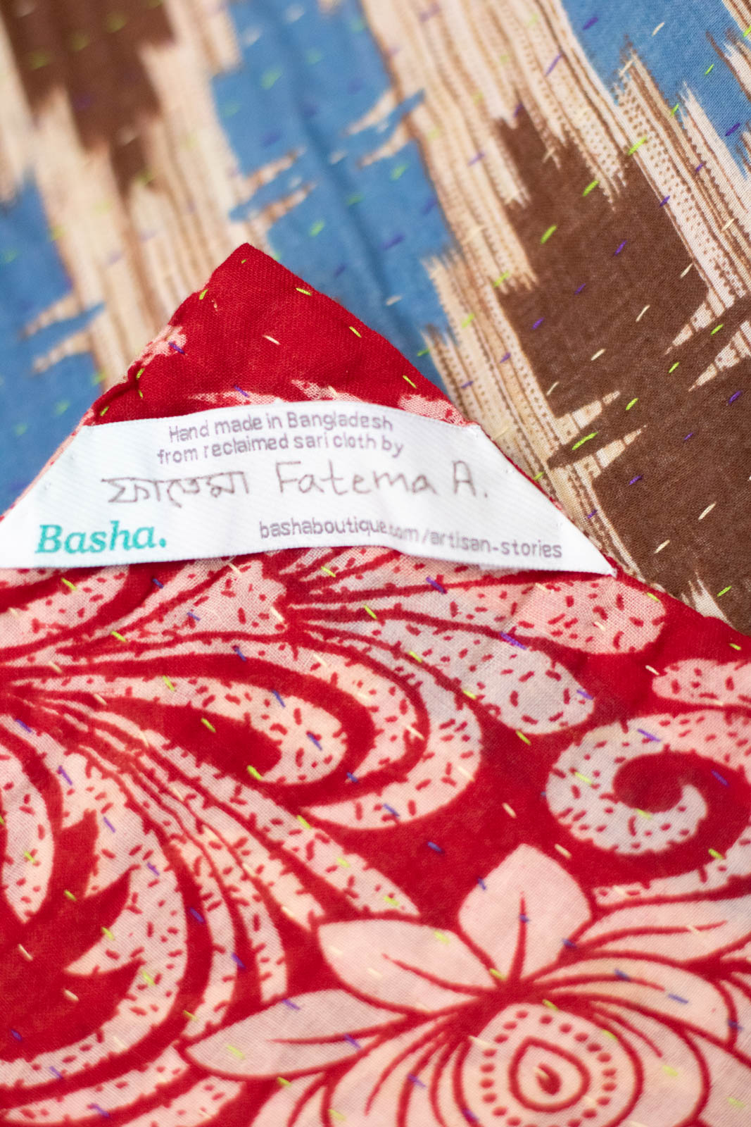 Beloved No. 3 Kantha Mini Blanket