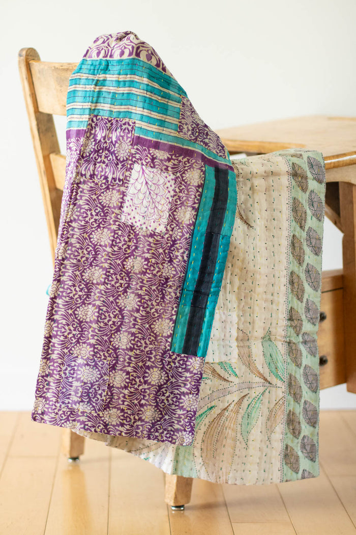 dignify Kantha Baby Blanket Quilt
