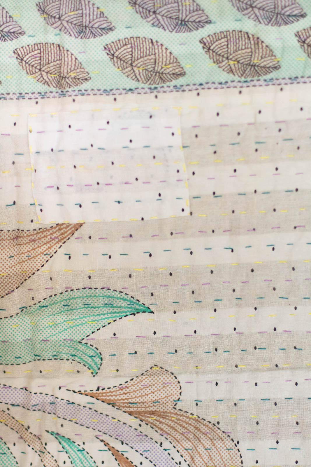 Babe No. 1 Kantha Mini Blanket