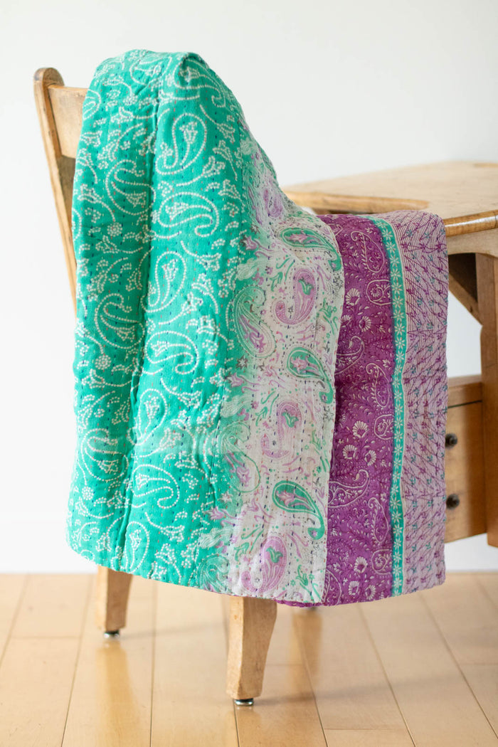 dignify Kantha Baby Blanket Quilt