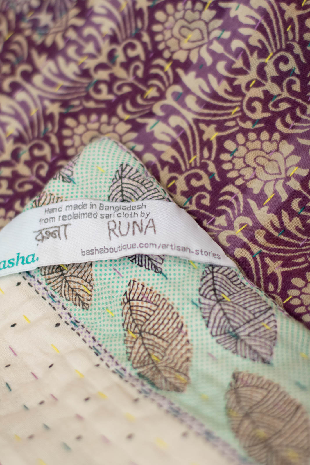 Babe No. 1 Kantha Mini Blanket