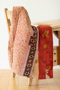 dignify Kantha Baby Blanket Quilt