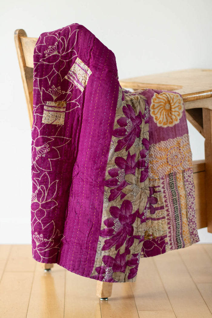 dignify Kantha Baby Blanket Quilt