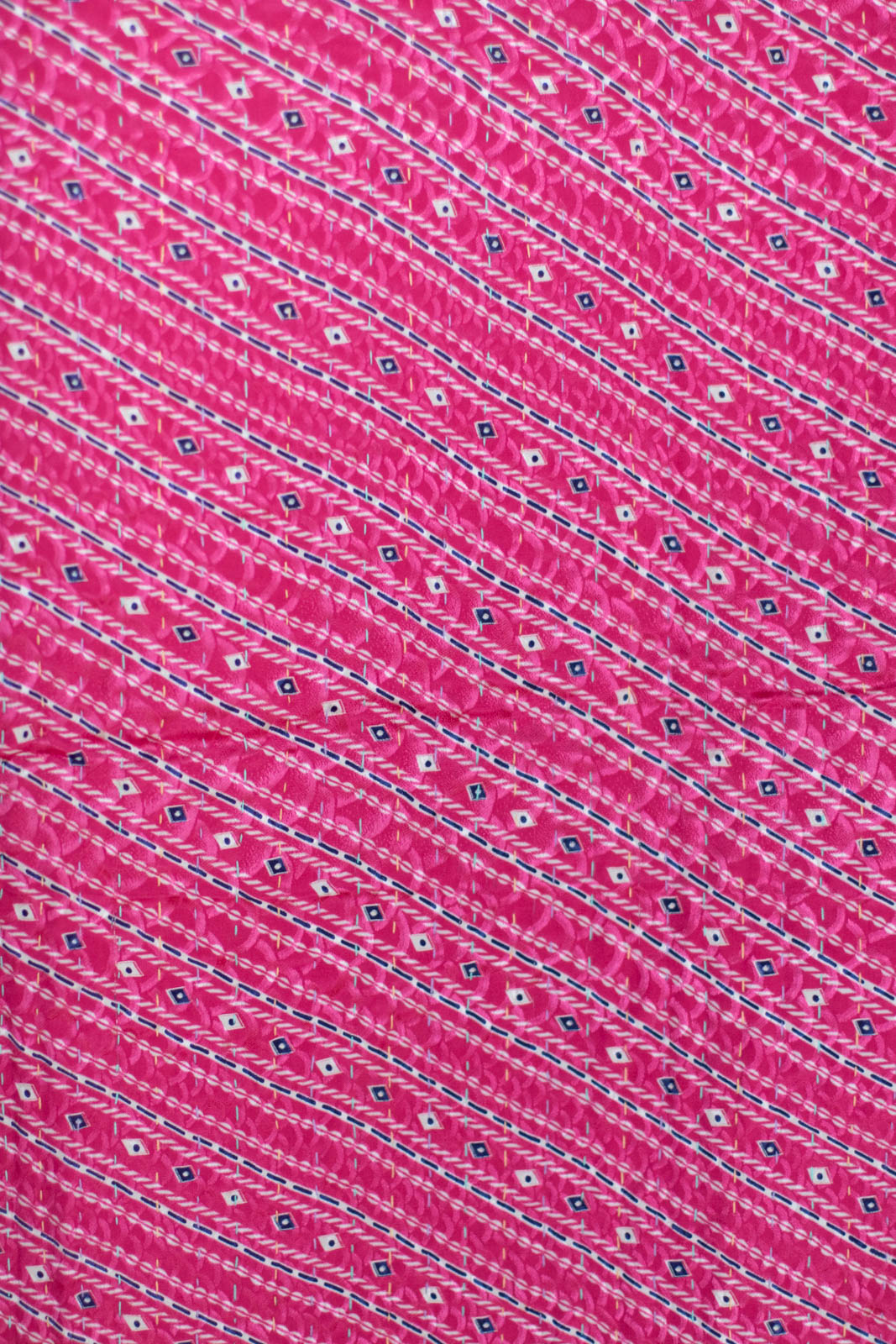 Vibrant Silk Blend Kantha Throw