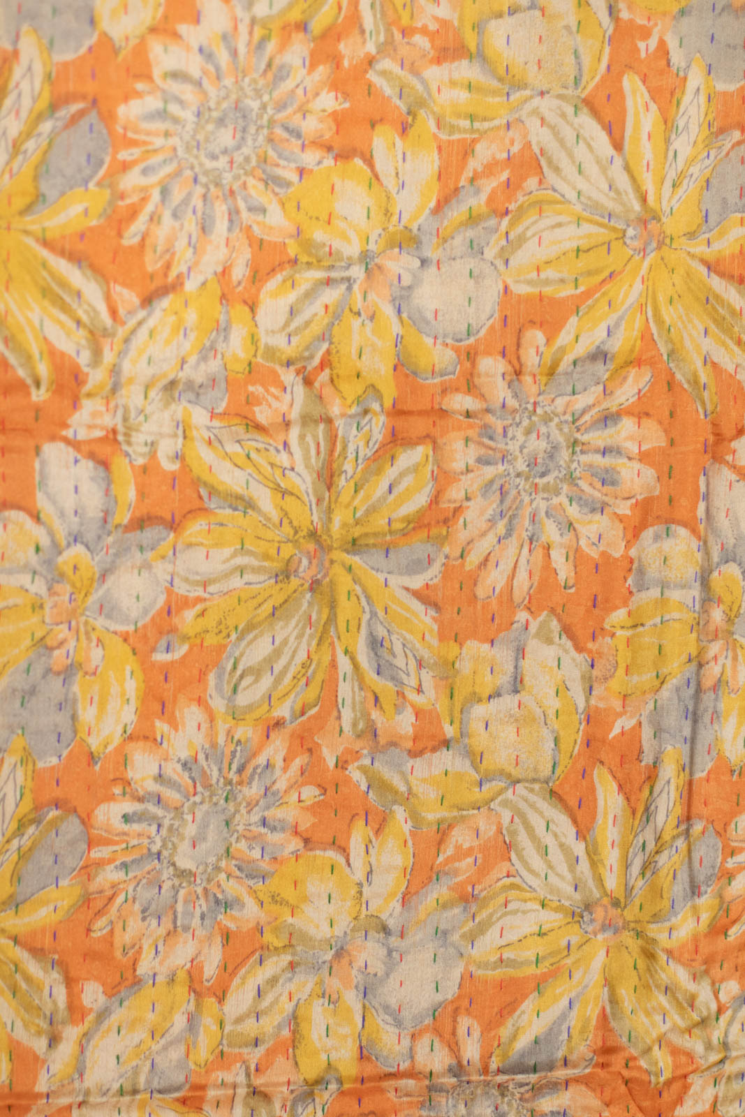 Decision Silk Blend Kantha Throw