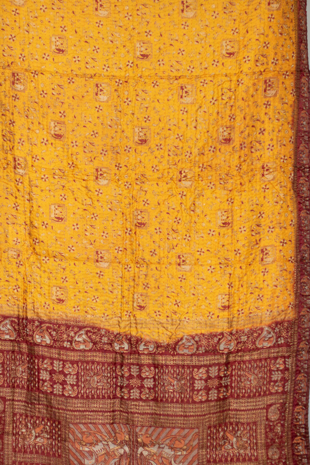 Decision Silk Blend Kantha Throw