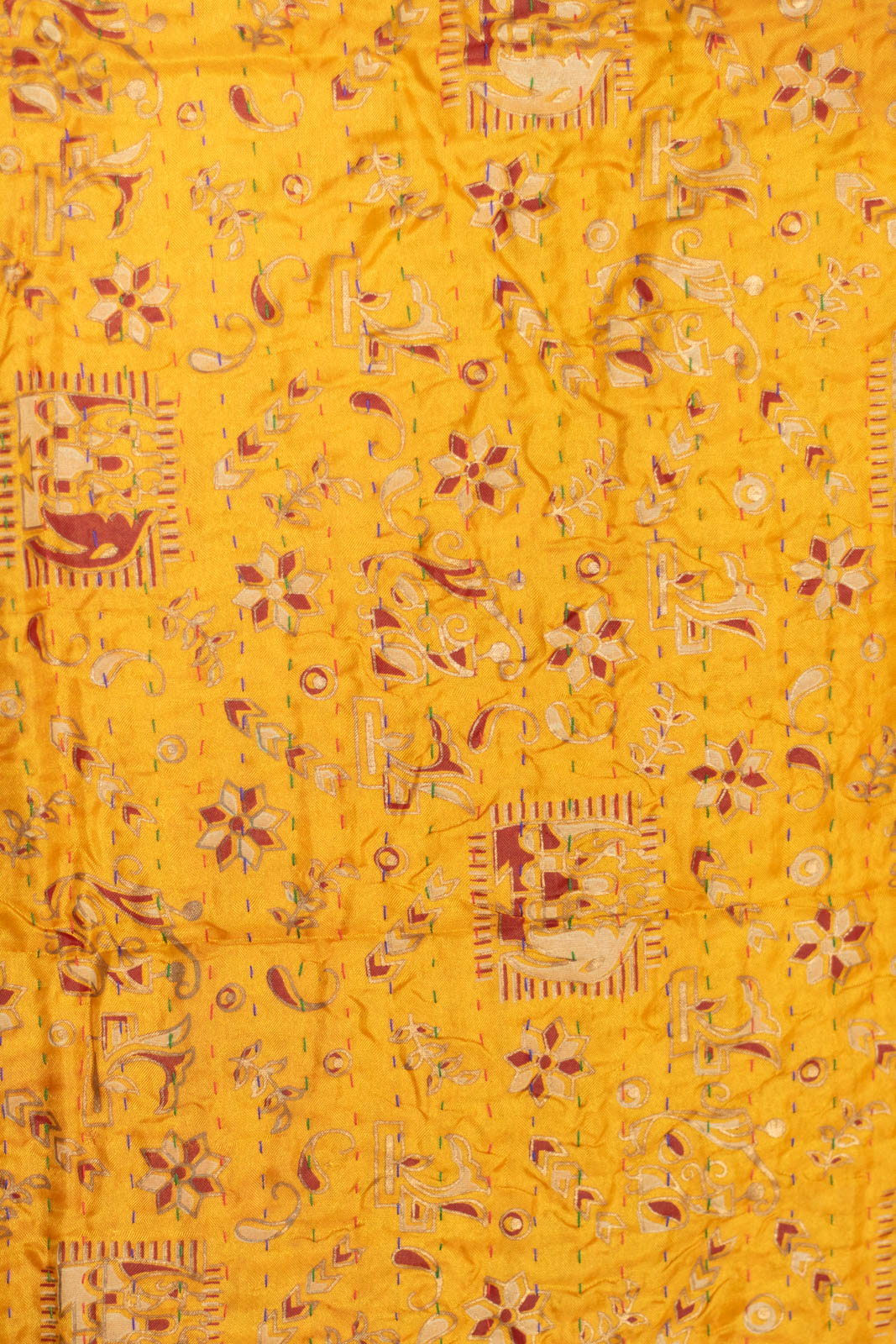 Decision Silk Blend Kantha Throw