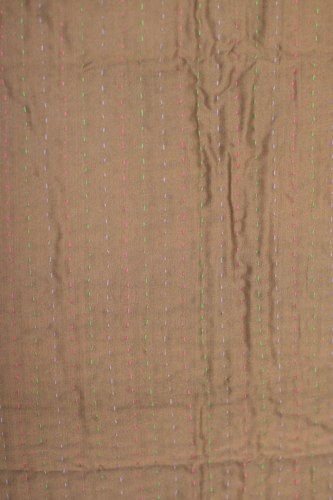 Polished Silk Blend Kantha Throw
