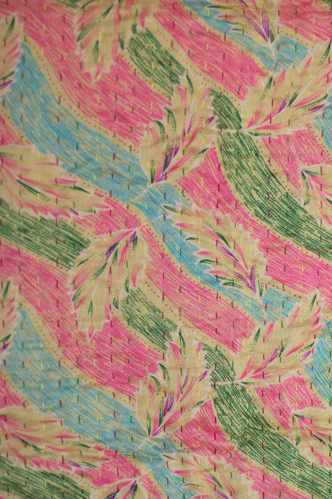 Beauty Silk Blend Kantha Throw