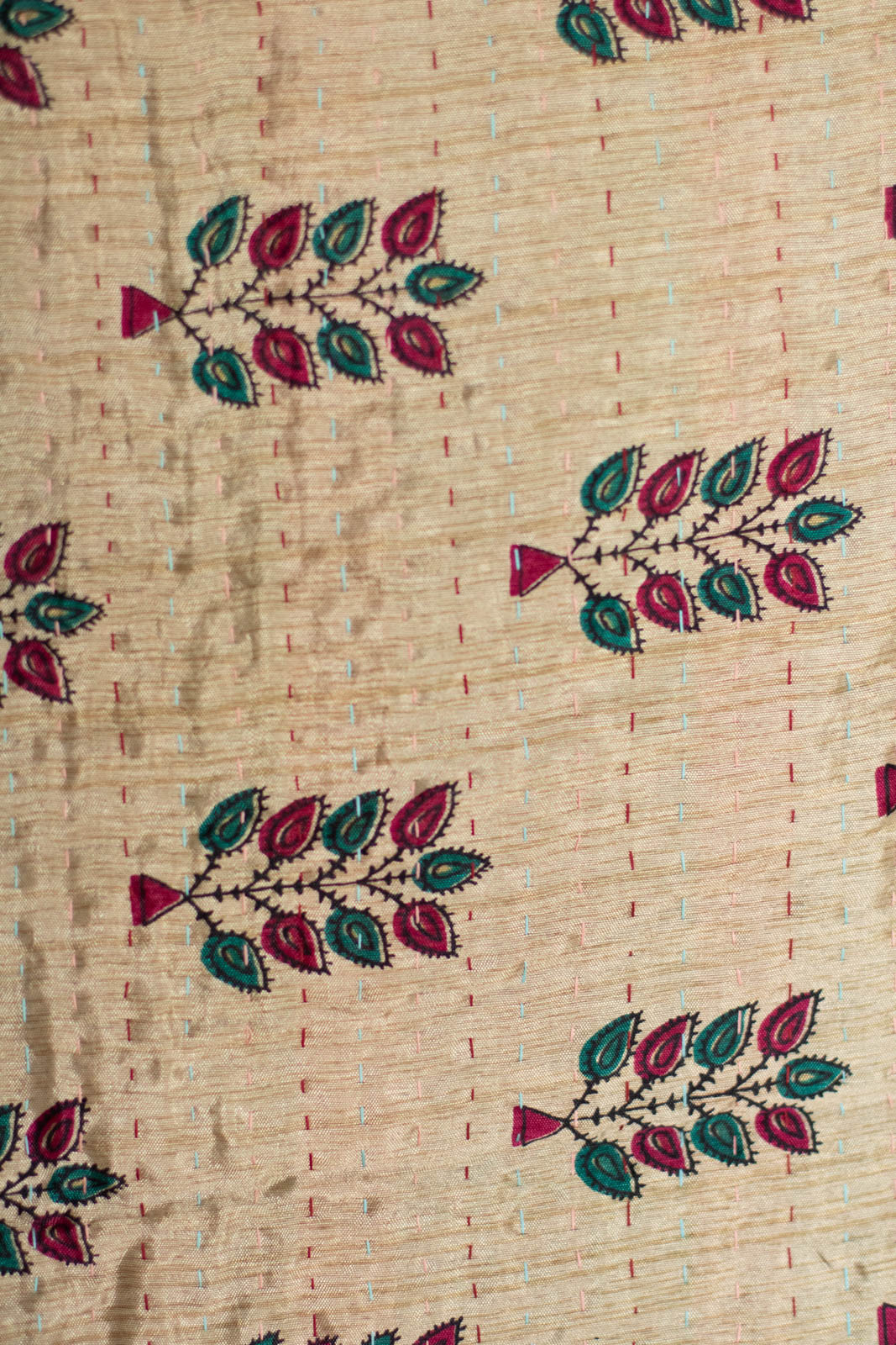 Chance Silk Blend Kantha Throw