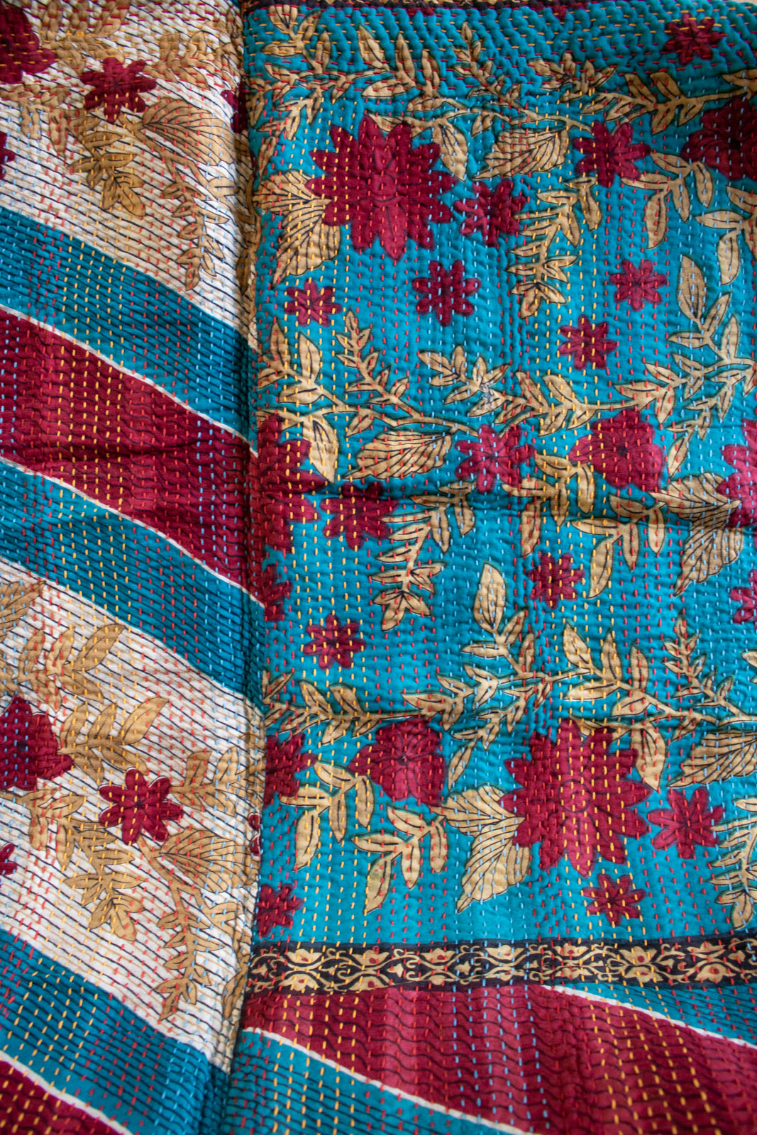 Masterpiece No. 18 Kantha Quilt