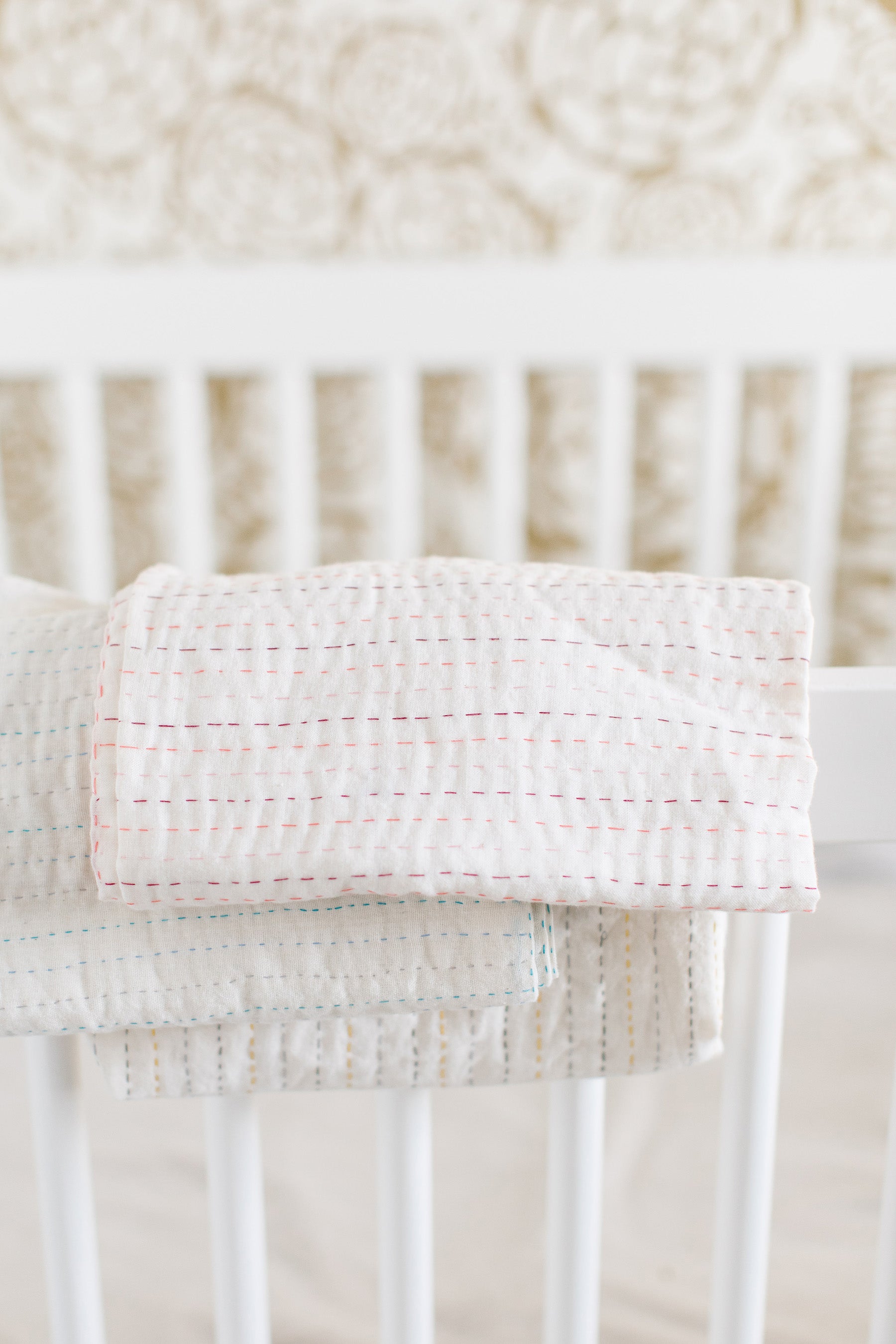 Kantha Baby Swaddle Blanket