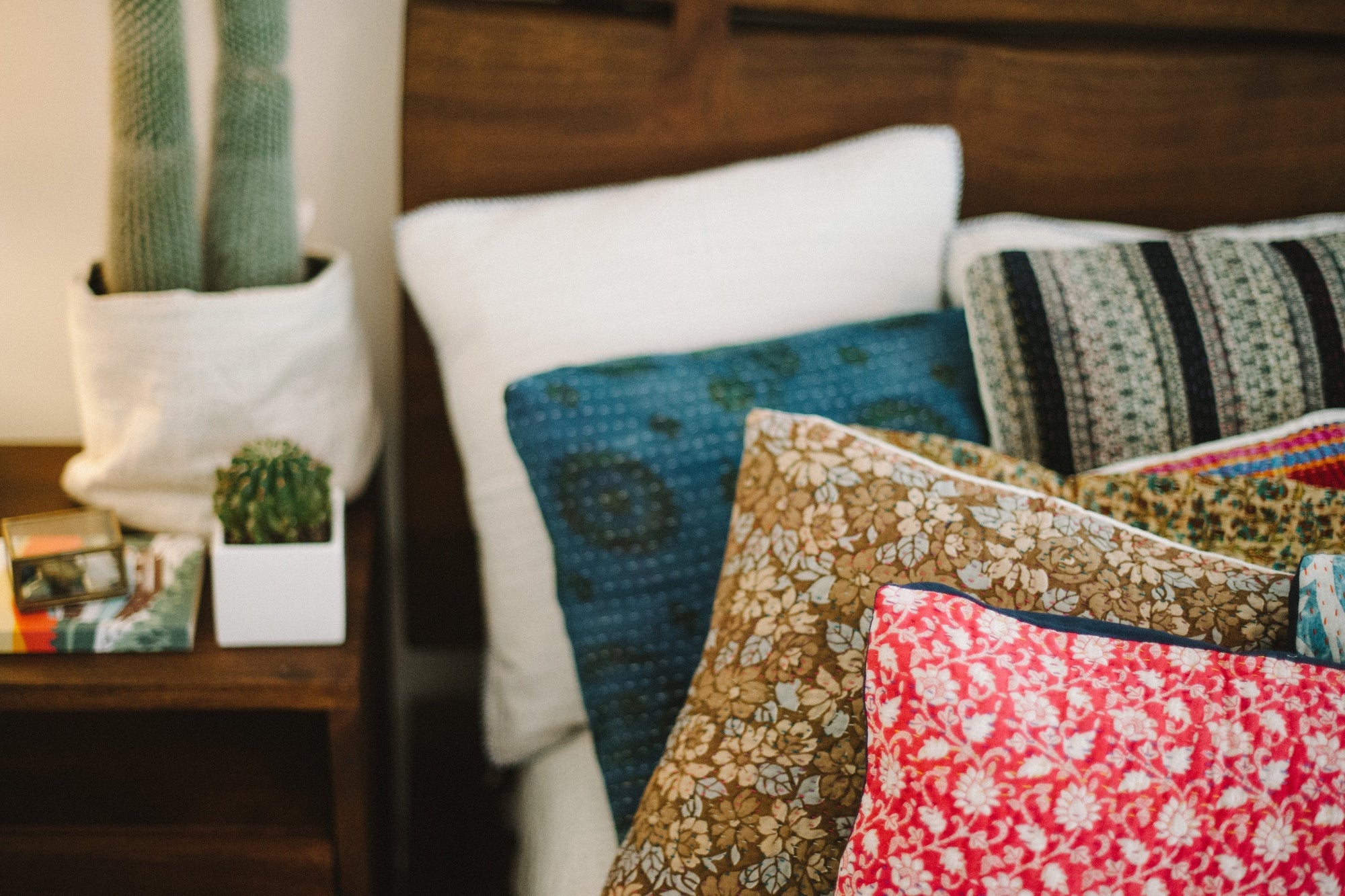 Restore no. 1 Kantha Pillow Cover