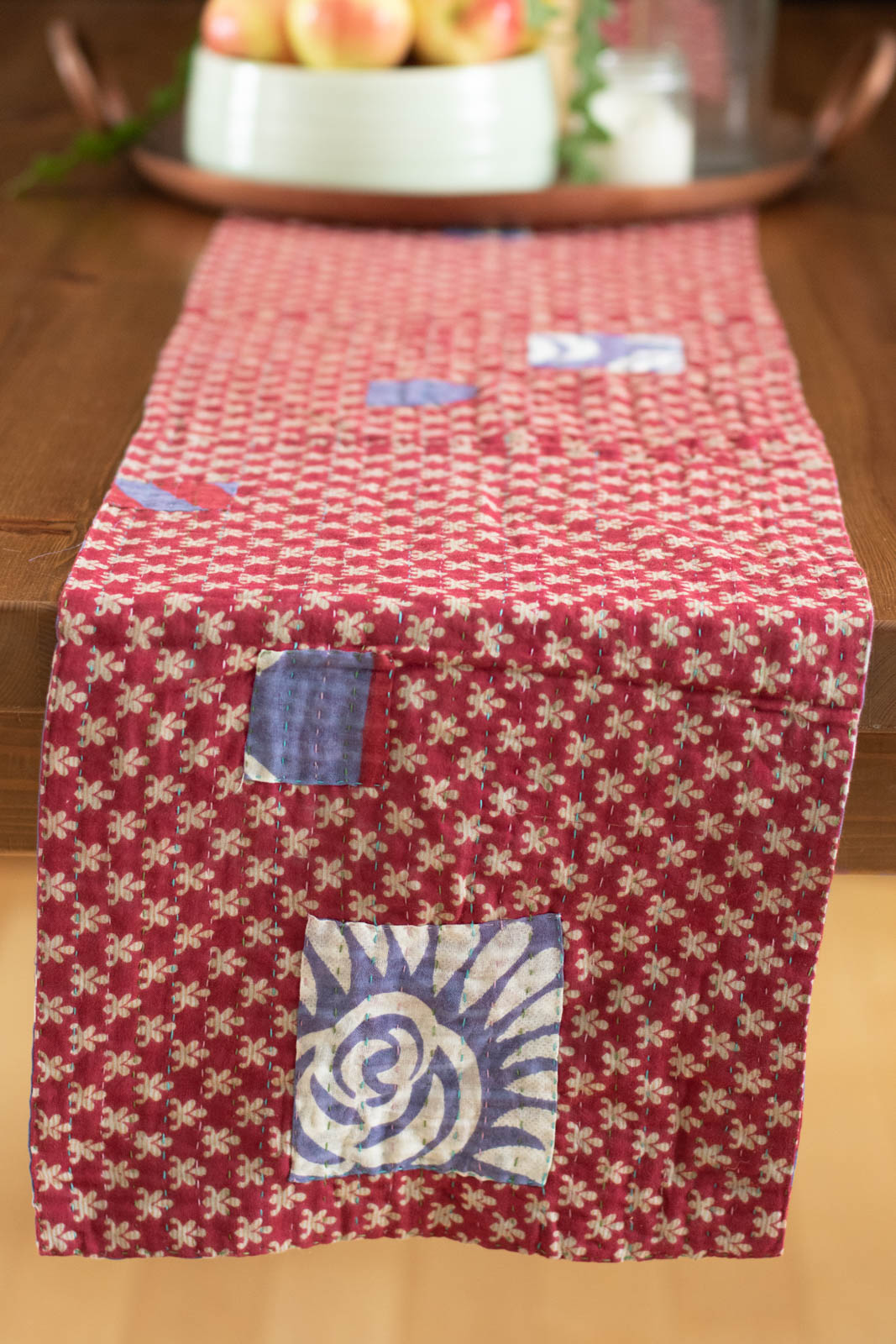 Kantha Table Runner Cotton G3
