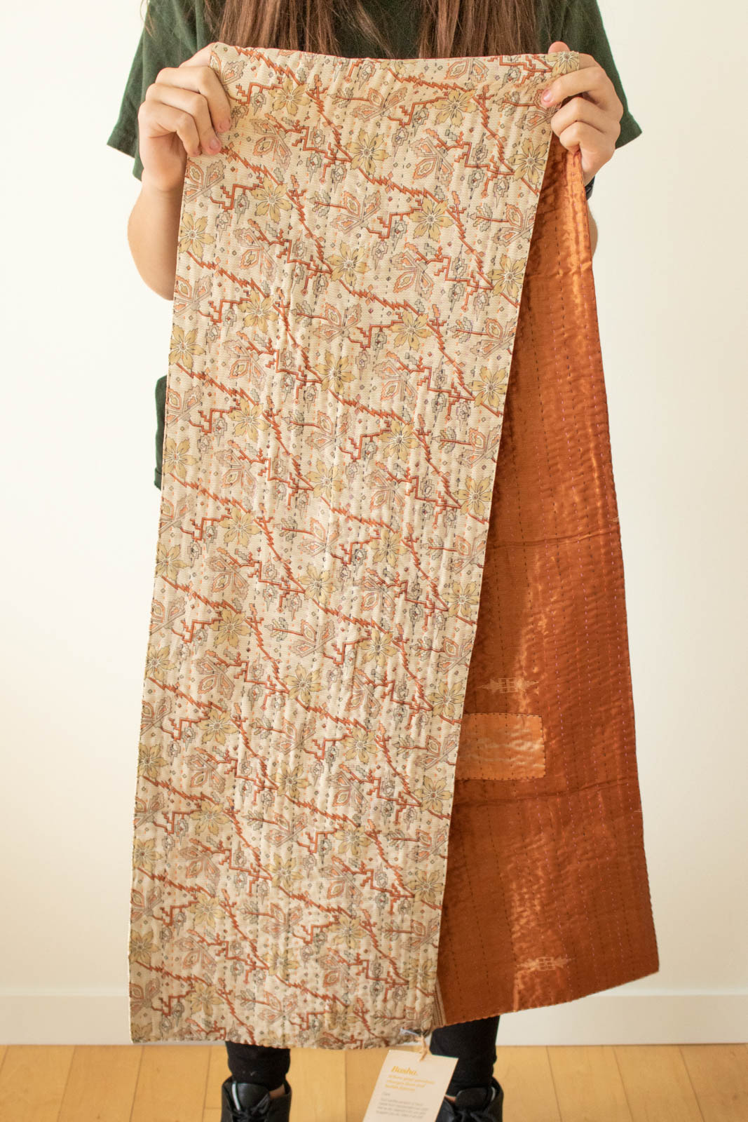 Kantha Table Runner Silk Blend C1