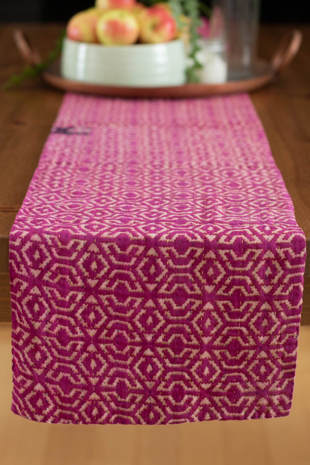 Kantha Table Runner Cotton D3