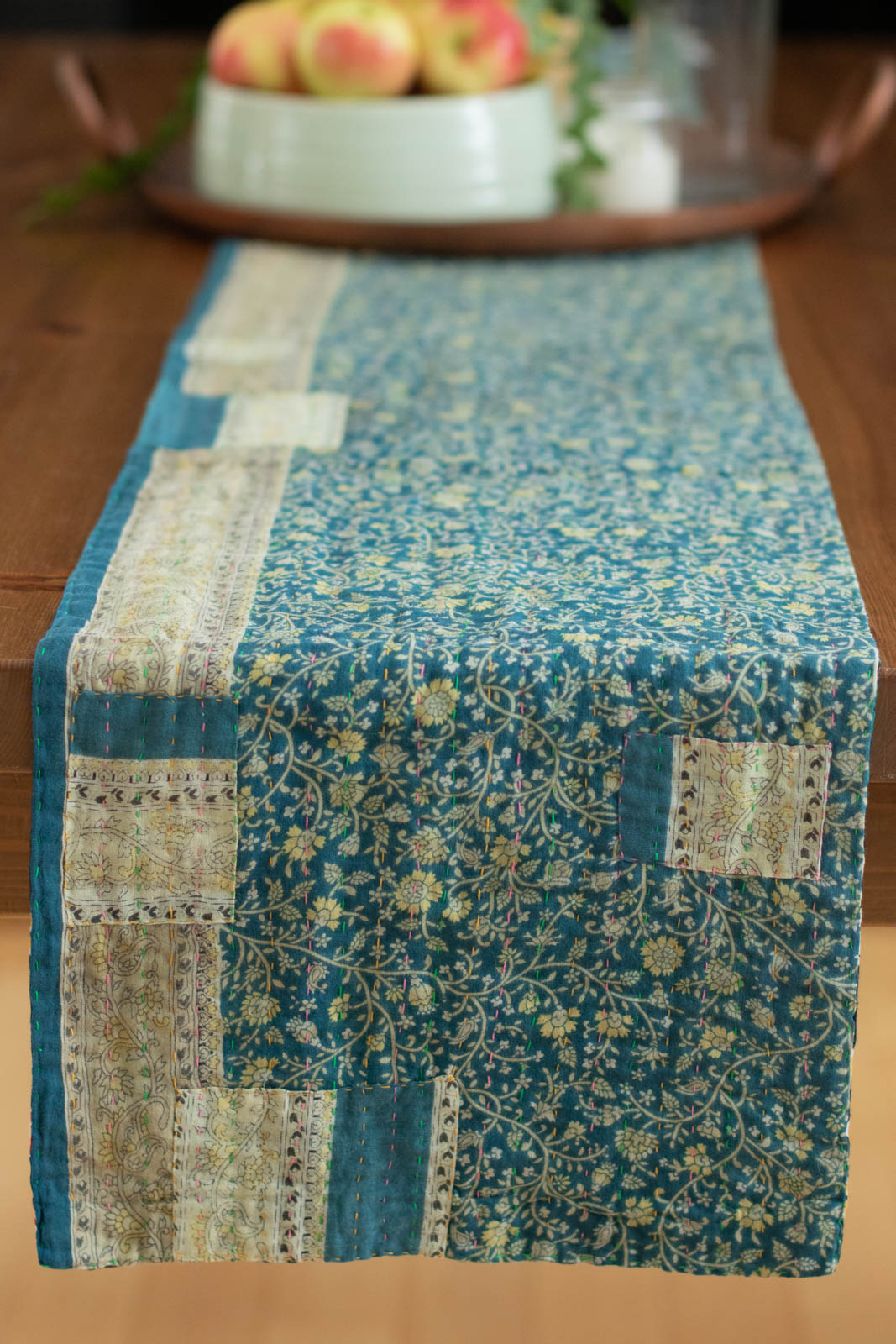 Kantha Table Runner Cotton D4