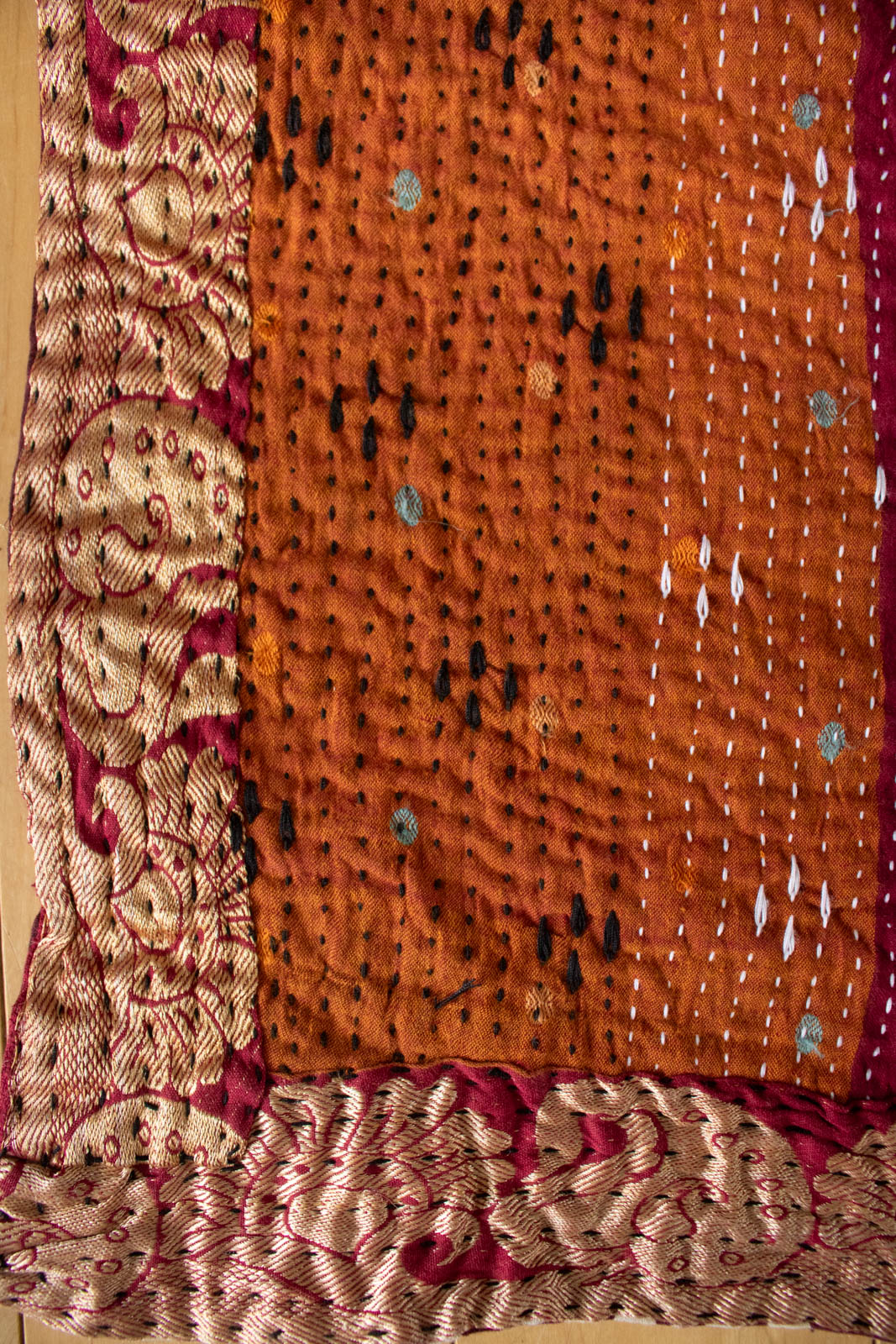 Masterpiece No. 77 Kantha Quilt